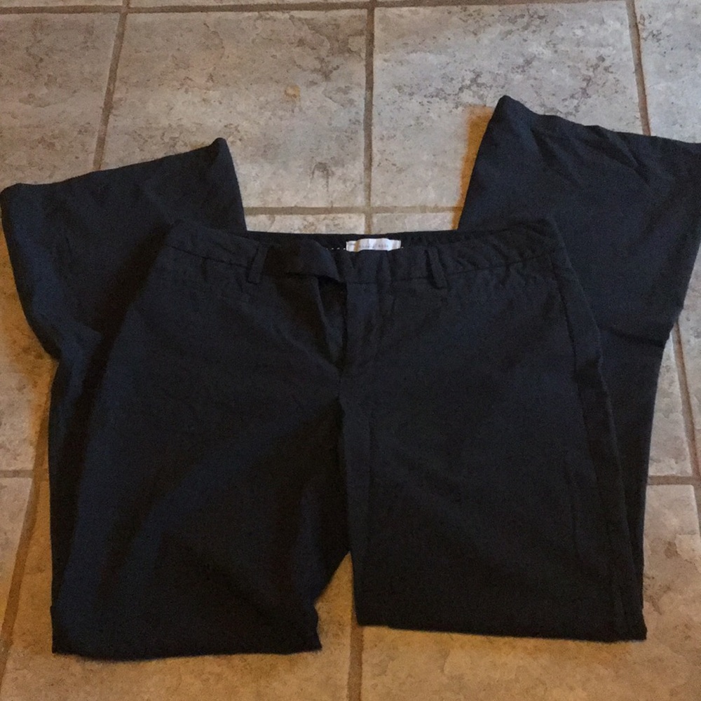 Black Bootcut slacks